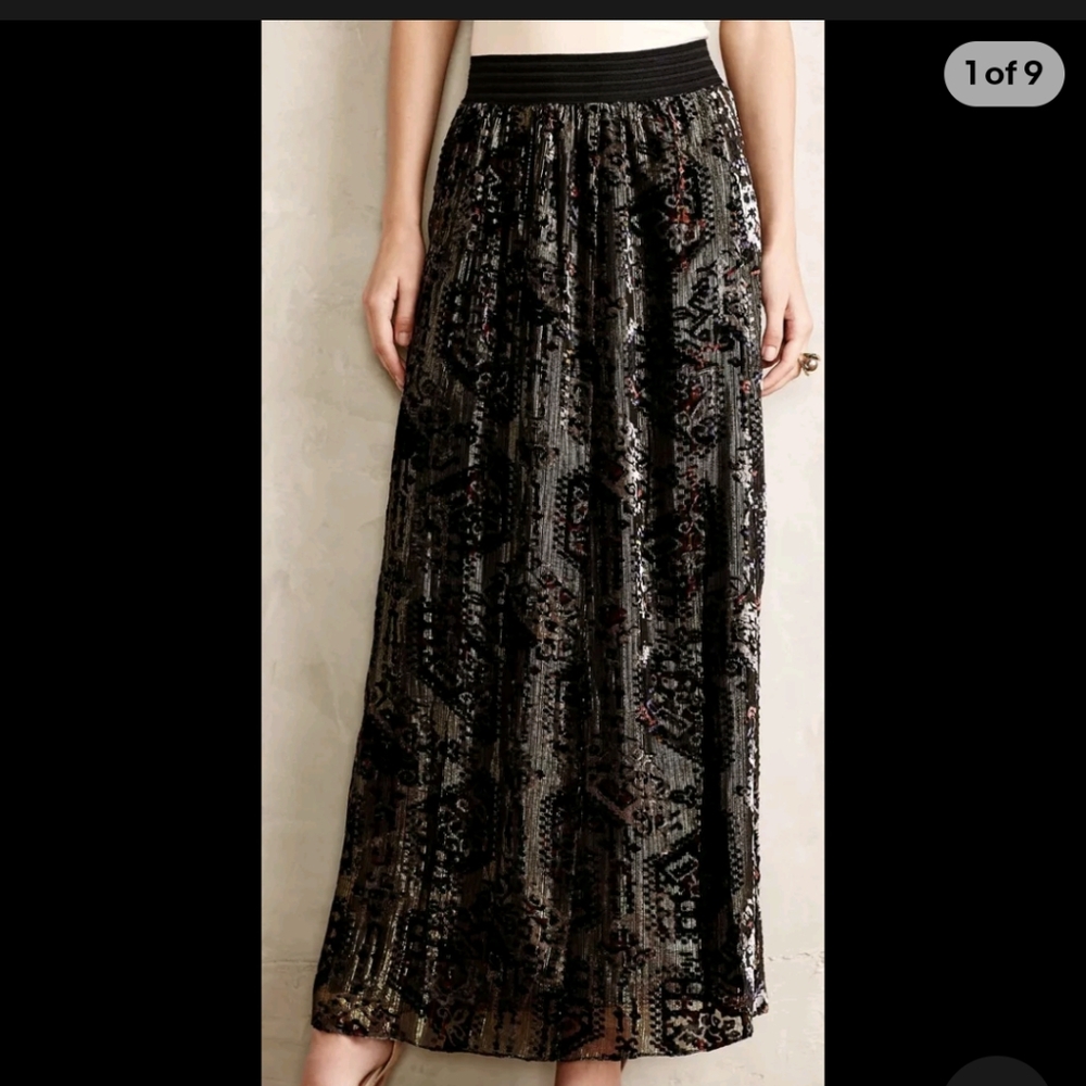 Anthropologie HD in Paris maxi skirt 0, xs